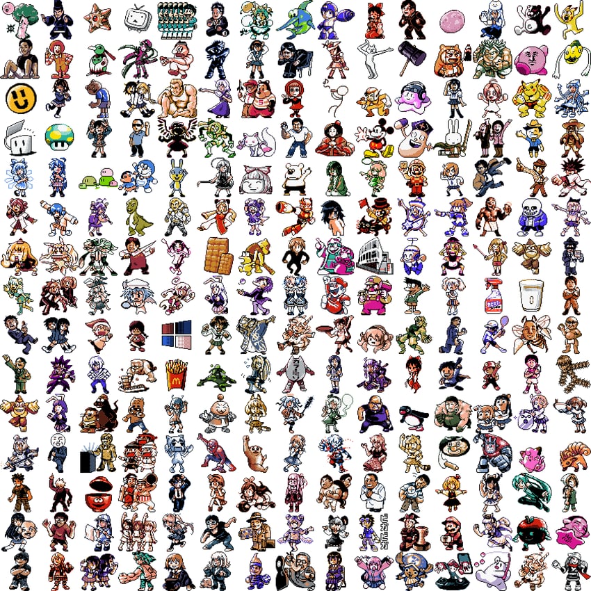 miffy, hatsune miku, flandre scarlet, cirno, hakurei reimu, and 210 more (miffy and 167 more) by totototo