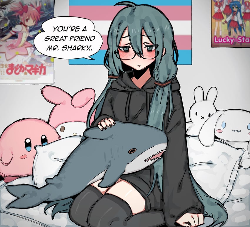 miffy, hatsune miku, my melody, kaname madoka, izumi konata, and 6 more (miffy and 7 more) by snale