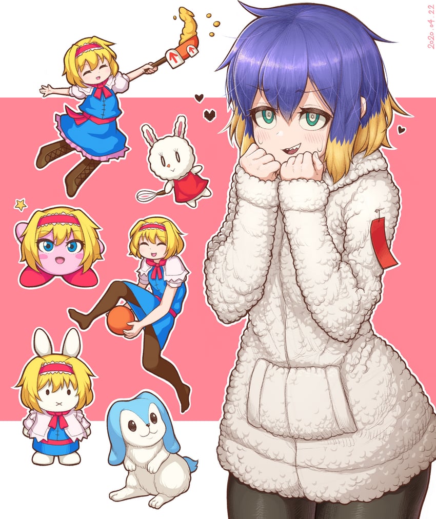 miffy, alice margatroid, kirby, ichigo, kenma-kun, and 1 more (touhou and 5 more) by nicoseiga53924976