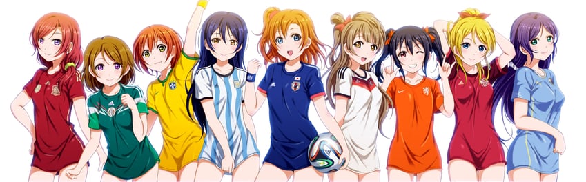 russia, yazawa nico, hoshizora rin, tojo nozomi, minami kotori, and 5 more (world cup and 4 more) by shian_(my_lonly_life.)